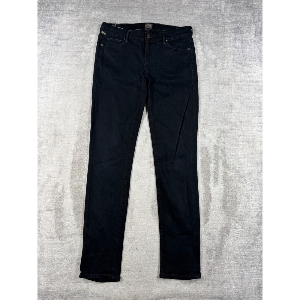 Citizens of Humanity Avedon Jeans Mens 30 Black Slick Skinny Leg Stretch Denim